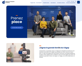 Site web cegepgim Emploi