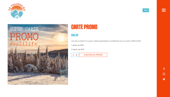 Site web valinouet boutique en ligne