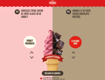 realisation choco fav app concours