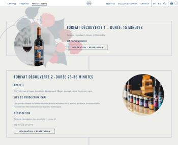 site web Cageot forfaits