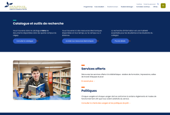 site web EPAQ bibliotheque
