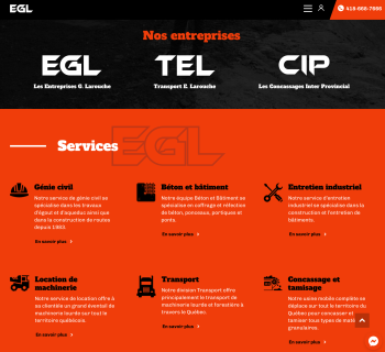 site web EGL service