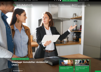 Site web humanis accueil