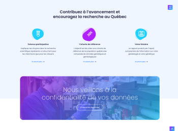 Site web copaq caracteristique