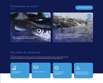 CREAE accueil site web