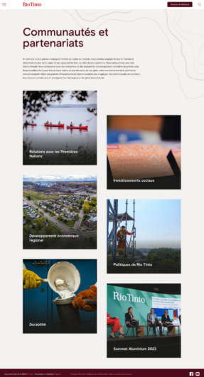 Communautés - VotreRioTintoSLSJ.com