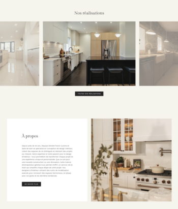 Accueil Andre Potvin projet web