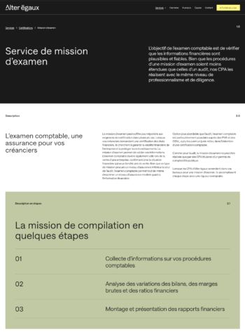 Alter Egaux site web services