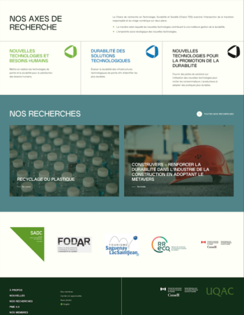 Chaire ctds accueil contenu