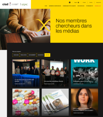 CISD Site Web bloc nouvelles