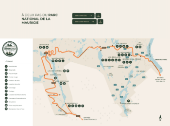Carte du parc 2800 du parc